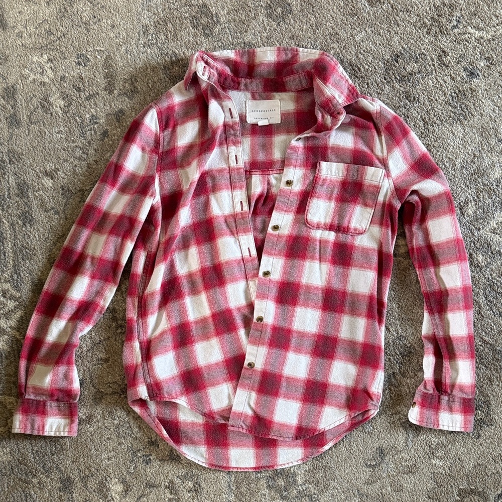 Red and White Checkered Flannel